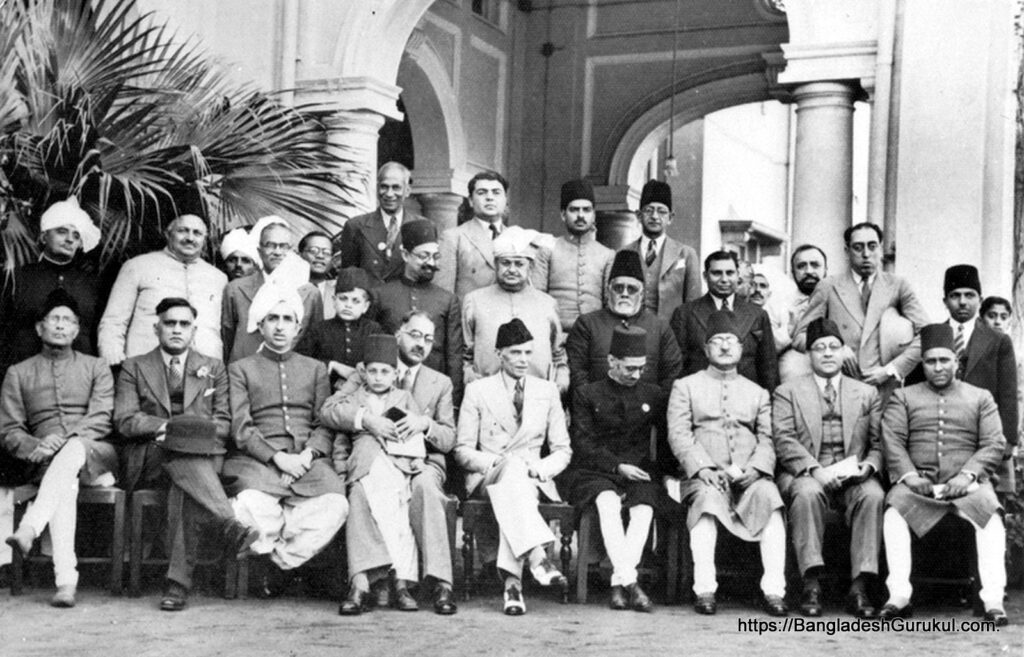 The Founding Fathers of Pakistan meet in Lahore in 1940 to discuss the idea of Pakistan